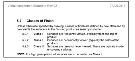 paint visual inspection criteria|surface paint inspection criteria.